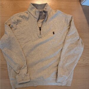 Polo by Ralph Lauren Men's Tan Zip-Up Sweater